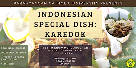 Indonesian Special Dish: Karedok tickets
