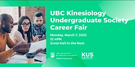 Kinesiology Undergraduate Society Career Fair 2022 tickets