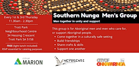 Southern Nunga Men's Group tickets