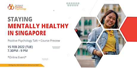 Staying Mentally Healthy in Singapore: Talk +  Course Preview tickets