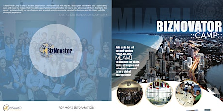 BizNovator Camp for Teens: Creating and Empowering Young Entrepreneurs primary image