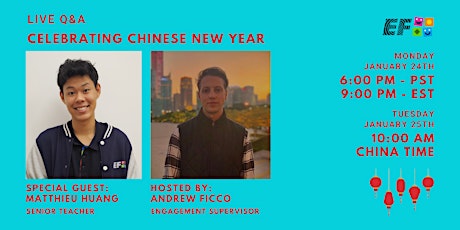 Live Q&A | Celebrating Chinese New Year tickets