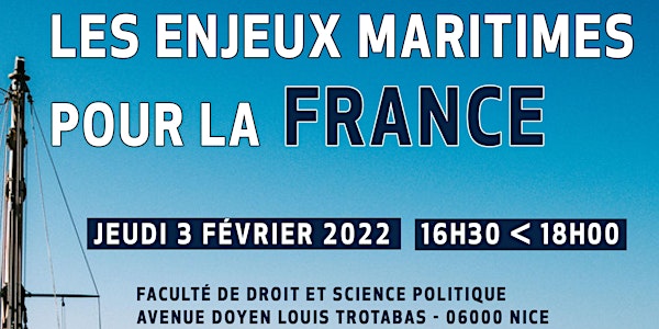 Conférence Les enjeux maritimes pour la France
