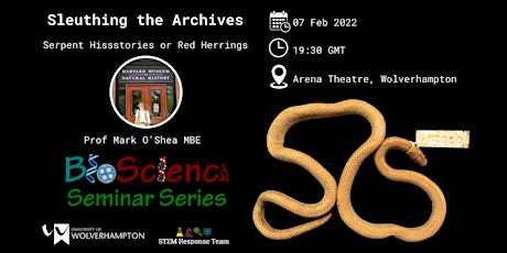 BioSciences Seminar - Sleuthing the Archives tickets