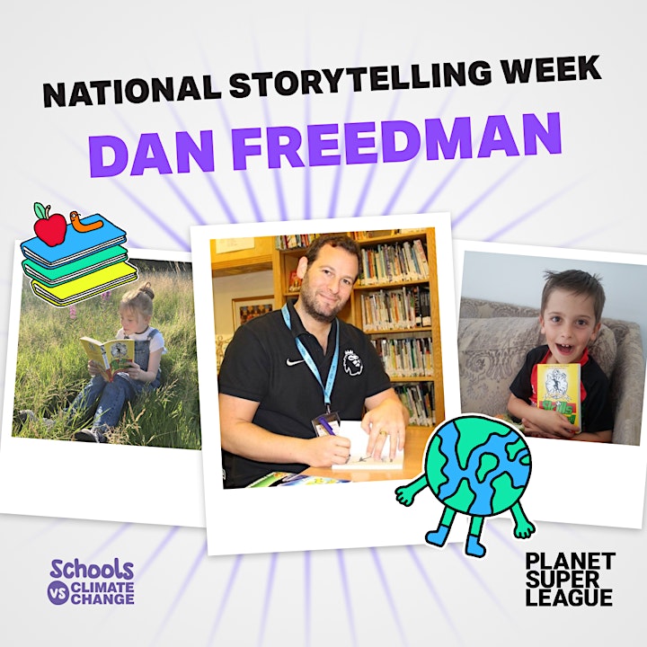 Live Lesson with Author Dan Freedman - National Storytelling Week image