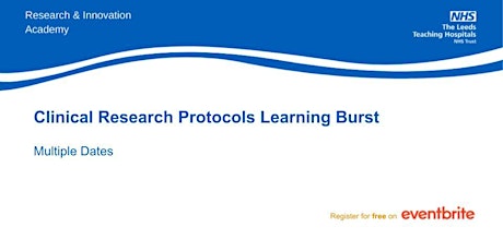 Clinical Research Protocols Learning Burst- virtual teaching tickets