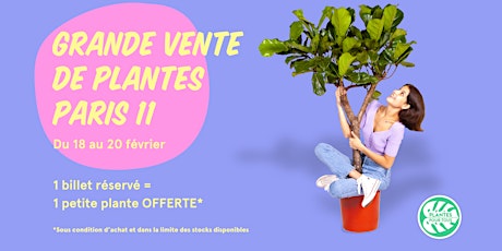 Grande Vente de Plantes - Paris 11ème billets