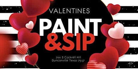 Valentines Paint & Sip tickets