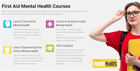 Level 2 First Aid for Youth Mental Health tickets