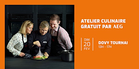 Atelier culinaire par AEG le 20/02 - Dovy Tournai tickets