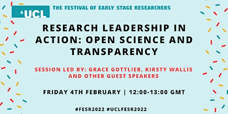 FESR 2022: Research Leadership In Action: Open Science And Transparency tickets