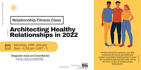 Relationship Fitness Class: Architecting healthy relationships in 2022 biglietti
