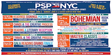 PSP in NYC: Book Fair, Literary Festival and Master Writing Workshops primary image