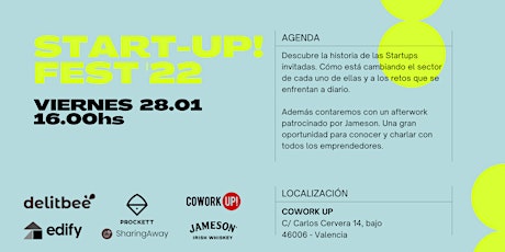 Start-Up! Fest 2022 - Valencia billets