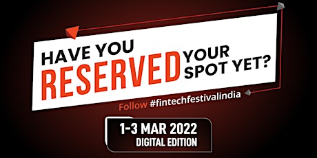 FinTech Festival India 2022 tickets