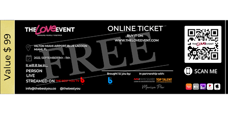 The Love Event Free Tickets tickets