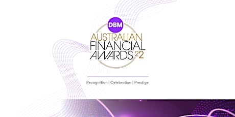 DBM Australian Financial Awards 2022 primary image