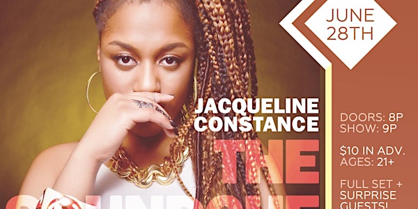 Pier Entertainment Presents THE SOUNDCHECK SERIES :: Jacqueline Constance