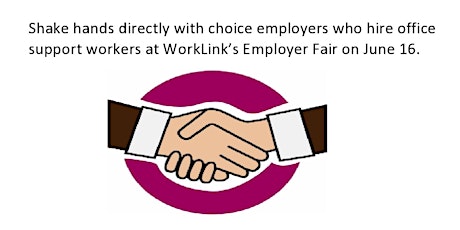 Employer Fair for Office Support Workers primary image