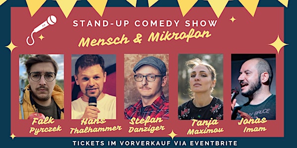 Stand-up Comedy • F-Hain • 20 Uhr | "Mensch & Mikrofon - Die Stand-up Show"