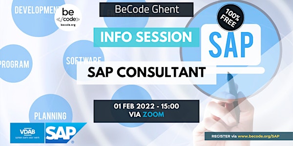 BeCode Ghent – Info session – SAP Consultant