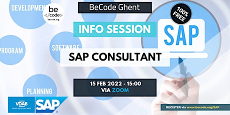 BeCode Ghent – Info session – SAP Consultant tickets