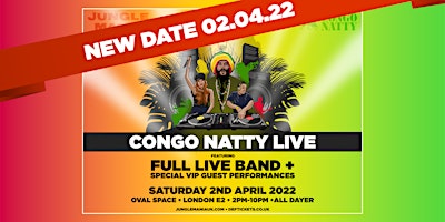 Jungle Mania & Jungle Town - Congo Natty Live Poster