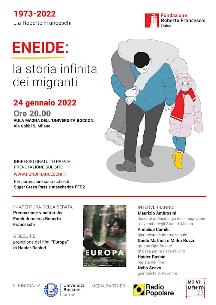Immagine Eneide: la storia infinita dei migranti - In ricordo di Roberto Franceschi