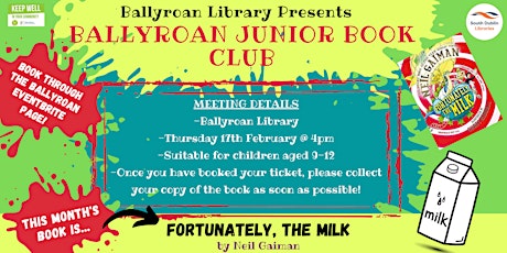 Ballyroan Library Junior Book Club tickets