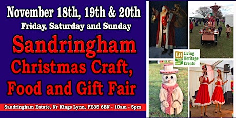 Sandringham Christmas Craft, Food and Gift Fair tickets