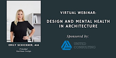 Webinar: Design and Mental Health in Architecture tickets