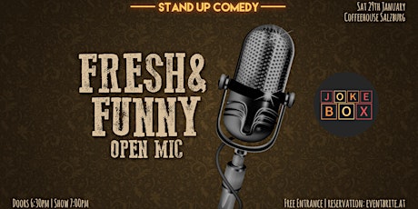 Fresh& Funny | English Comedy Show tickets