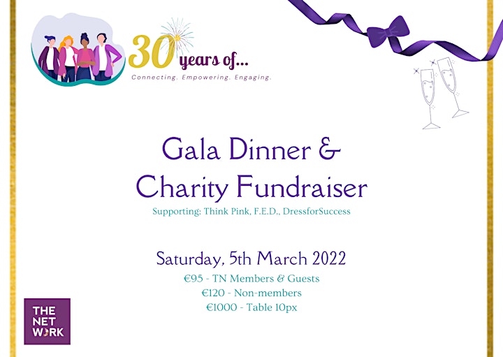 The NETWORK : 30th Anniversary Gala Dinner & Charity Fundraiser image