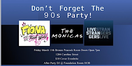 Don't Forget The 90s Party tickets