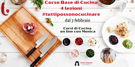 Corso Base di Cucina on line biglietti