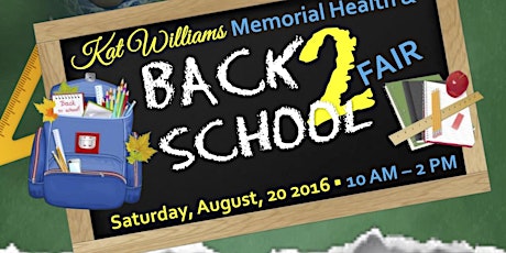 Kat Williams Memorial Health & Back2School Fair primary image