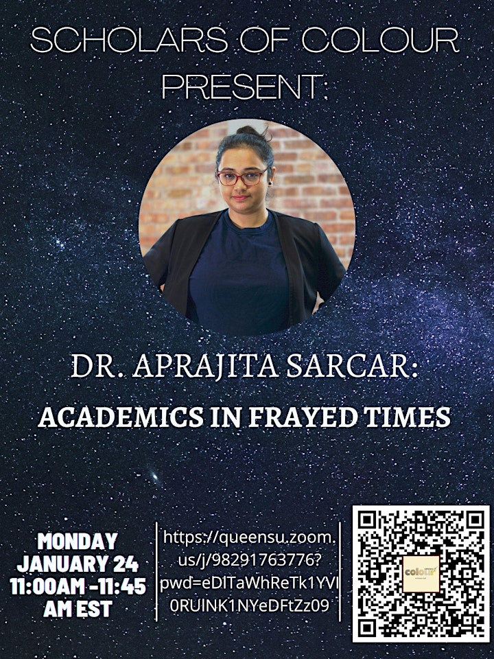 Dr. Aprajita Sarcar: Academics in Frayed Times image