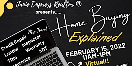 Home Buying Explained Virtual Edition! tickets