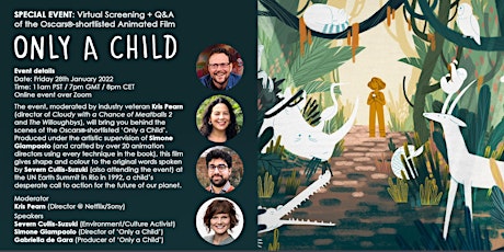 Special Event with Oscar contender film - Only A Child