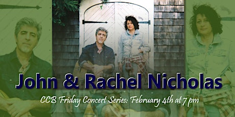 John and Rachel Nicholas In Concert tickets