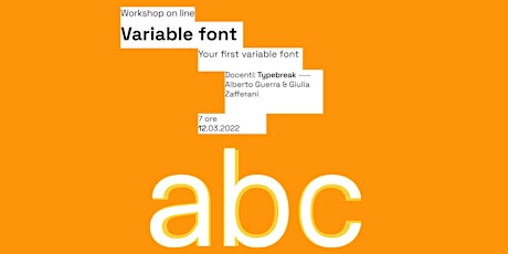 Variable Font. Yout First Variable Font