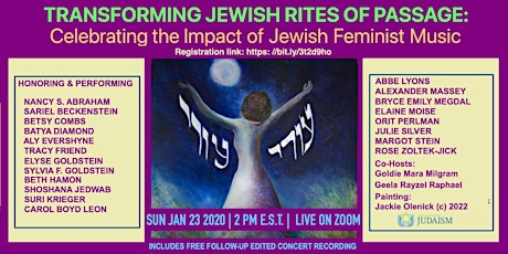 Jewish Rites of Passage: Celebrating the Impact of Jewish Feminist Music tickets