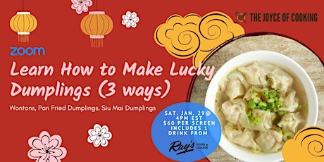 Lunar New Year Dumpling Making Class (3 Types) tickets