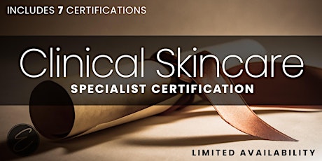 Clinical Skincare Certification Program (Calgary) tickets