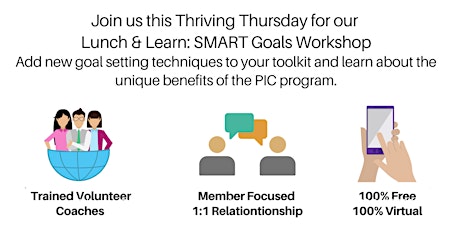 Thriving Thursday Lunch & Learn: SMART Goals Workshop tickets