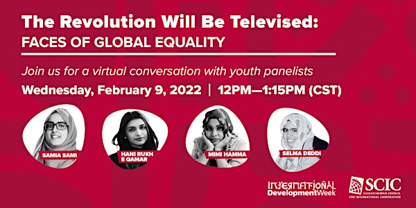 The Revolution Will Be Televised  -  Faces of Global Equality