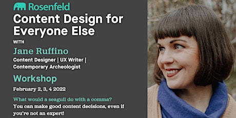 Content Design for Everyone Else tickets