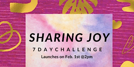 Sharing Joy: 7-Day Virtual Challenge tickets