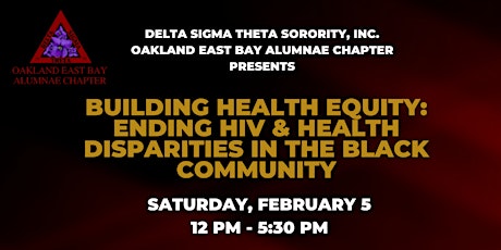 Building Health Equity: Ending HIV and Health Disparities tickets