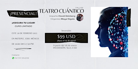 Imagen principal de Taller: Teatro Cuántico